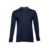 THC BERN. Polo à manches longues en coton cardé pour hommes