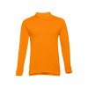 THC BERN. Polo à manches longues en coton cardé pour hommes