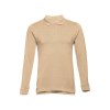 THC BERN. Polo à manches longues en coton cardé pour hommes