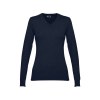 THC MILAN WOMEN. Pull à col V pour femmes en coton et polyamide