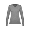 THC MILAN WOMEN. Pull à col V pour femmes en coton et polyamide