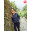 THC AMSTERDAM WOMEN. Sweat-shirt pour femme en coton et polyester