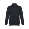 THC BUDAPEST. Sweat-shirt col zippé unisexe