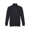 THC BUDAPEST. Sweat-shirt col zippé unisexe