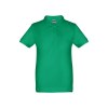 Kids short-sleeved 100% cotton piqué polo shirt unisex)