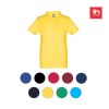 Kids short-sleeved 100% cotton piqué polo shirt unisex)
