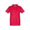 Kids short-sleeved 100% cotton piqué polo shirt unisex)