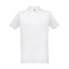 THC BERLIN WH. Polo à manches courtes pour homme. Couleur blanche