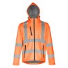 THC ZAGREB WORK. Veste softshell haute visibilité (unisexe)