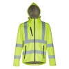 THC ZAGREB WORK. Veste softshell haute visibilité (unisexe)