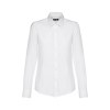 THC TOKYO WOMEN WH. Chemise oxford à manches longues pour femmes. Couleur blanche