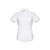THC LONDON WOMEN WH. Chemise oxford à manches courtes pour femmes. Couleur blanche