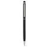 ZOE BK. Stylo à bille en aluminium avec pointe tactile
