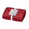 DYLEAF. Couverture polaire (240 g/m²) avec ruban pour carte de personnalisation