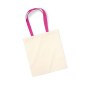 Sac shopping aux anses contrastées