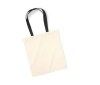 Sac shopping aux anses contrastées