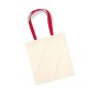 Sac shopping aux anses contrastées