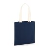 Sac organique en coton canvas avec anses contrastées