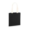 Sac organique en coton canvas avec anses contrastées
