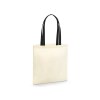 Sac organique en coton canvas avec anses contrastées