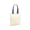 Sac organique en coton canvas avec anses contrastées