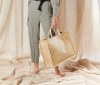 Grand sac shopping en toile de jute