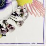 Foulard soie Madeleine Blanc