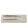 Parure Bicolore Chrome (stylo bille & stylo roller)