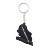 Porte-clés pvc souple 3d fond plat - 30 mm