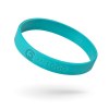 Bracelet silicone embossé