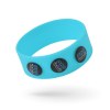 Bracelet silicone personnalisable boutons. Bouton Ø 25 mm