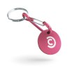 Porte-clés jéton aluminium personnalisé
