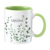 Mug en céramique de haute qualité avec côté intérieur coloré