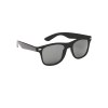 Lunettes de soleil robustes avec une monture noire mate luxueuse et des verres avec une protection UV 400 (selon les normes européennes)