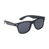 Lunettes de soleil robustes avec une monture noire mate luxueuse et des verres avec une protection UV 400 (selon les normes européennes)