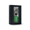 PORTE-CLES METAL + INSERT PLASTIQUE EN BOITE INDIVIDUELLE