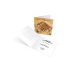 Carte postale-carree 140x140mm - pelliculage brillant recto-quadri recto verso