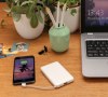 Batterie de secours 5000 mAh avec câbles intégrés