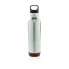Bouteille isotherme étanche avec finition liège