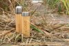 Bouteille isotherme en bambou à goulot large