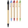 Stylo bille en carton recyclé et plastique de maïs Berk (encre noire)