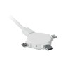 LIGO CABLE - Câble avec adaptateur 3 en 1