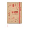 Carnet A5 publicitaire en carton recycl