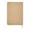 Carnet A5 publicitaire en carton recycl