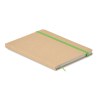 Carnet A5 publicitaire en carton recycl