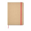 Carnet A5 publicitaire en carton recycl