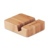 Support de tlphone personnalisable en bambou