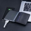 Ine The Wallet - Porte-cartes anti-RFID en Cuir Recyclé