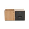 Organiseur de bureau avec horloge BAMBOO