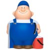 Squeezie Bert laveur de vitre MBW